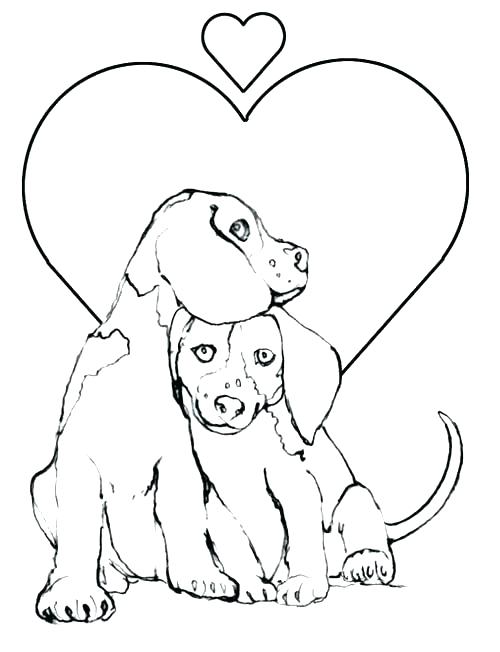 500x652 Coloring Pages Cute Dogs Puppies Cute Little Bulldog Puppy
