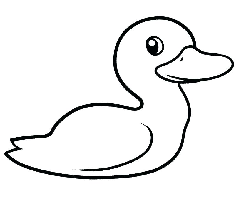 820x694 Duck Coloring Pages Coloring Pages Duck Cute Duck Coloring Pages