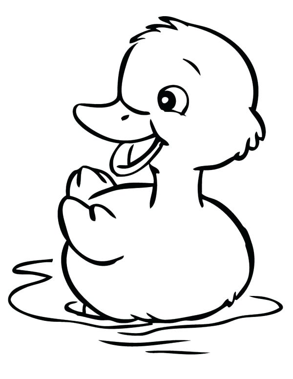 600x776 Duck Coloring Pages Cute Little Duck Coloring Page Donald Duck