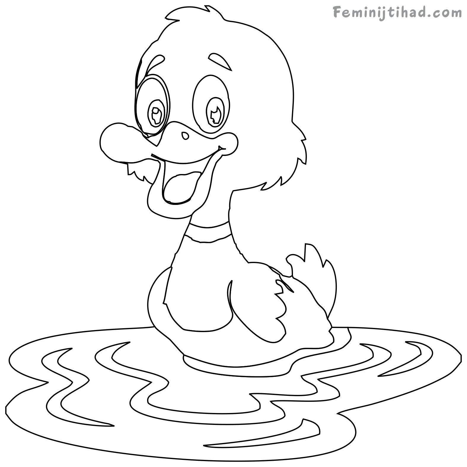 1575x1575 Duck Coloring Pages Free To Download Coloring Pages For Kids