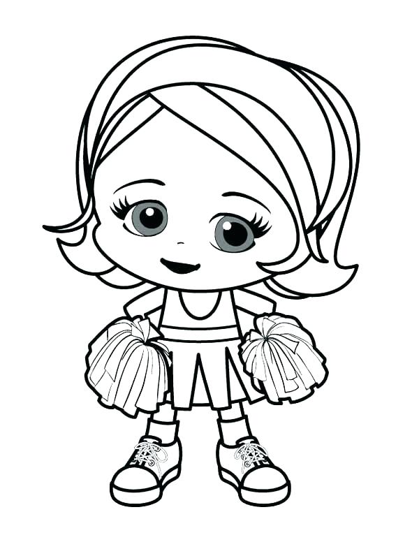 600x776 Cute Girl Coloring Pages Cute Cartoon Coloring Pages Cute Girl