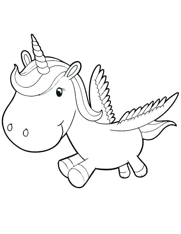 Coloring Pages Of Cute Unicorns
