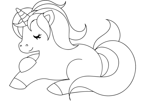 480x340 Free Printable Coloring Pages Of Unicorns Cute Unicorn Coloring