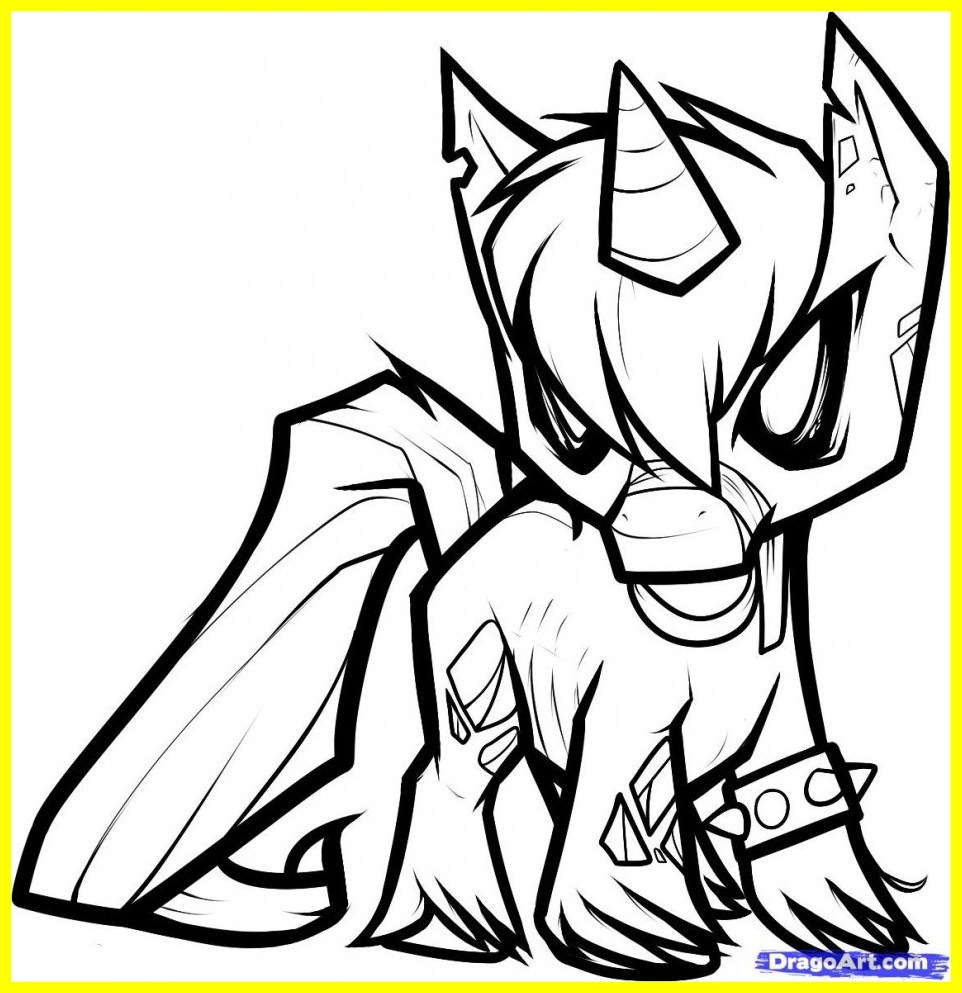 962x993 Incredible Cute Unicorn Drawing And Coloring For Kids Of Printable