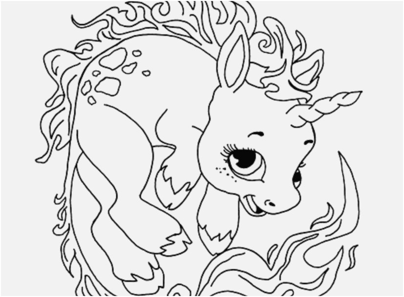 827x609 Printable Unicorn Coloring Pages View Cute Unicorn Printable