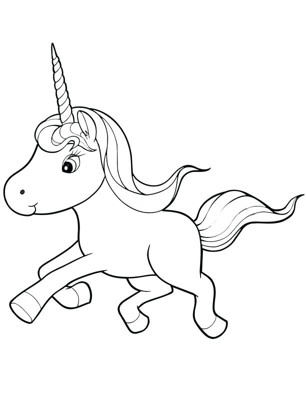 612x792 Cute Unicorn Coloring Pages Cute Unicorn Coloring Pages Cute
