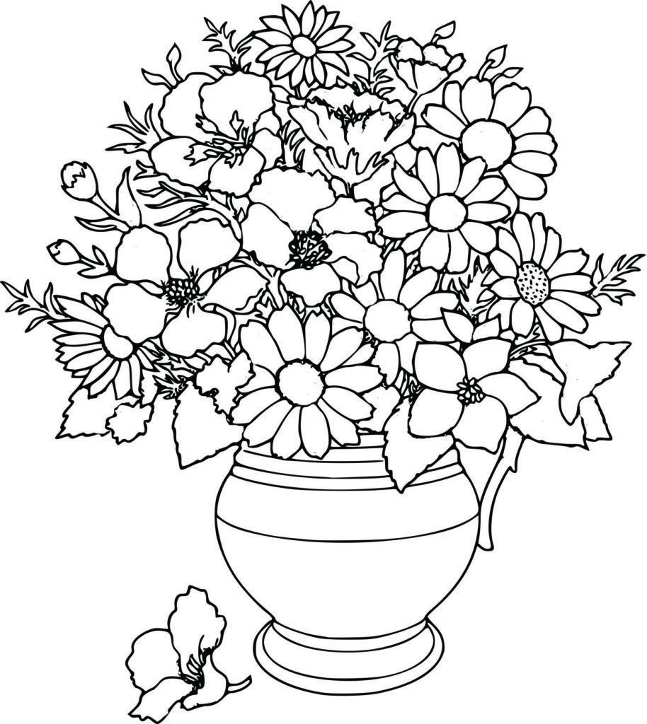 914x1024 Best Of Flower Pot Coloring Pages Gallery Printable Coloring Sheet