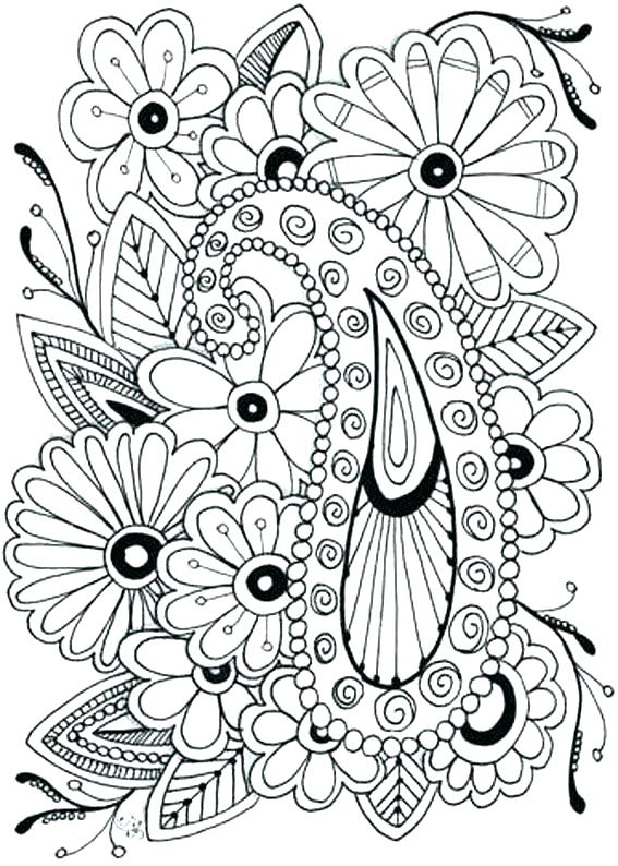 567x794 Coloring Pages Of Flowers As Well As Adult Coloring Pages Flowers