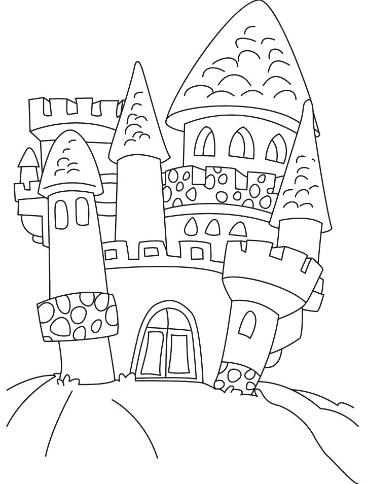 Coloring Pages Of Disney Castle at GetDrawings | Free download