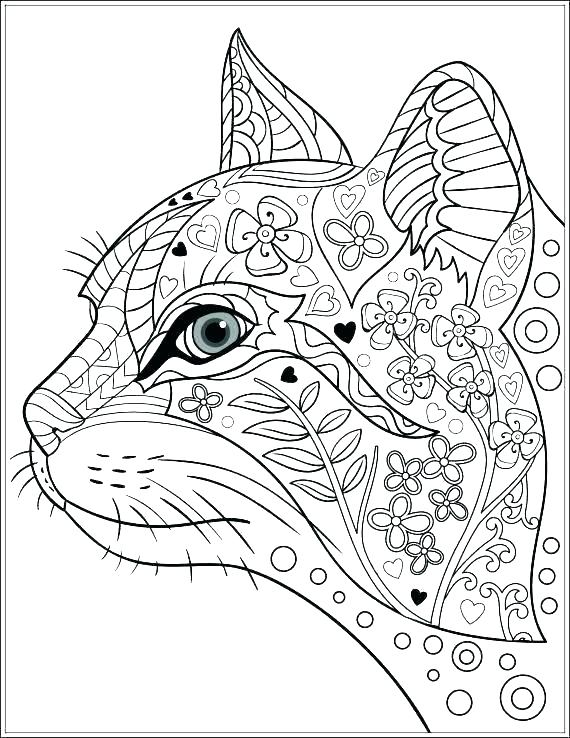570x738 Dog Coloring Pages For Adults Printable Adult Colouring Pages