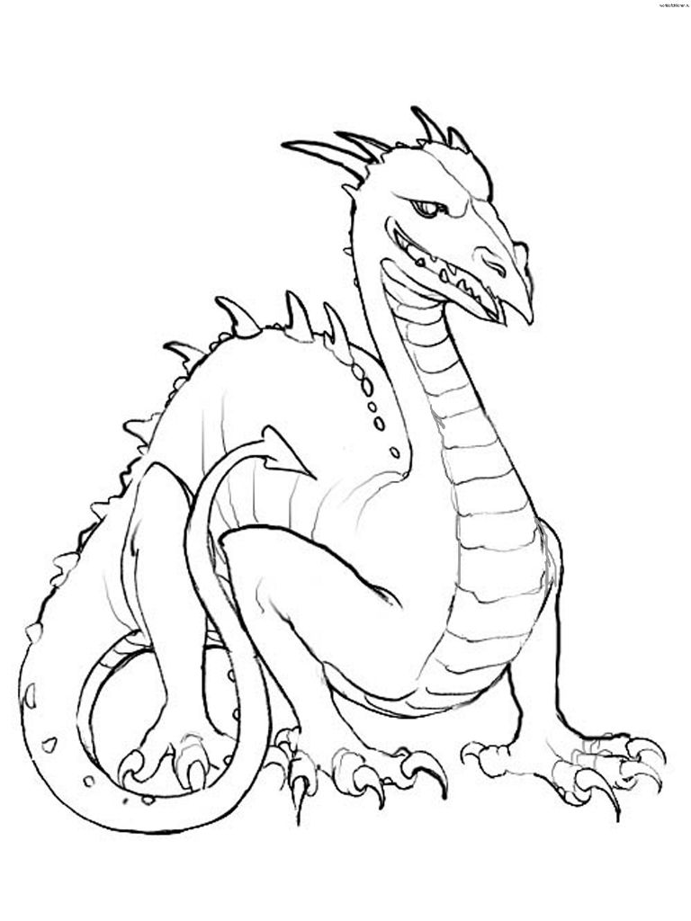 768x1024 Dragons Coloring Pages Dragons Kids Printables Coloring