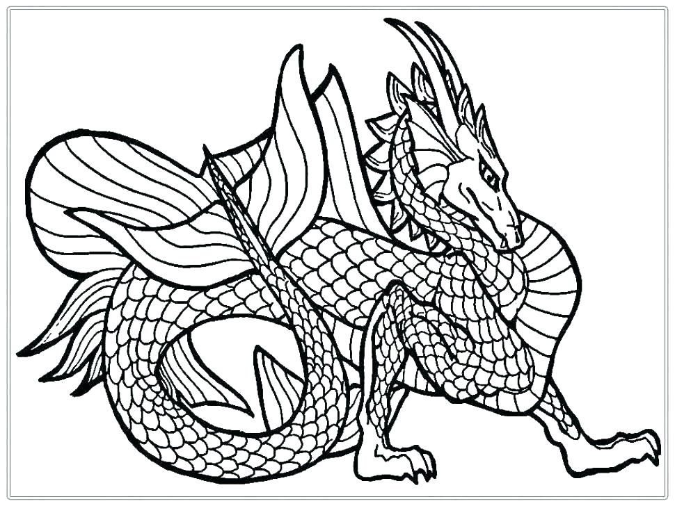 970x728 Coloring Page Of Dragon Kids Coloring Dragon Coloring Pages