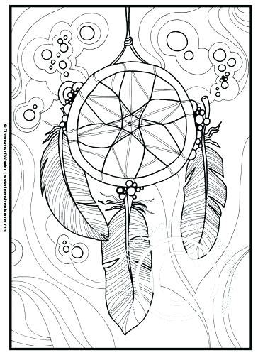 364x500 Dream Catcher Coloring Book As Well As Native Coloring Pages Dream