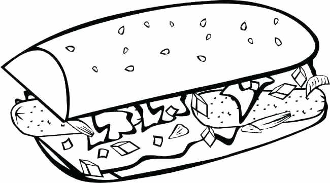 650x361 Coloring Pages Of Food Fast Food Coloring Pages Food Coloring