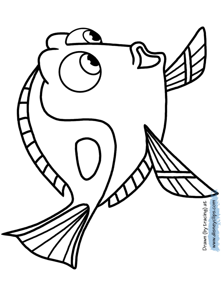 720x920 Dory Coloring Pages New Finding Dory Coloring Pages Logo