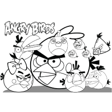 230x230 Top Free Printable Angry Birds Coloring Pages Online