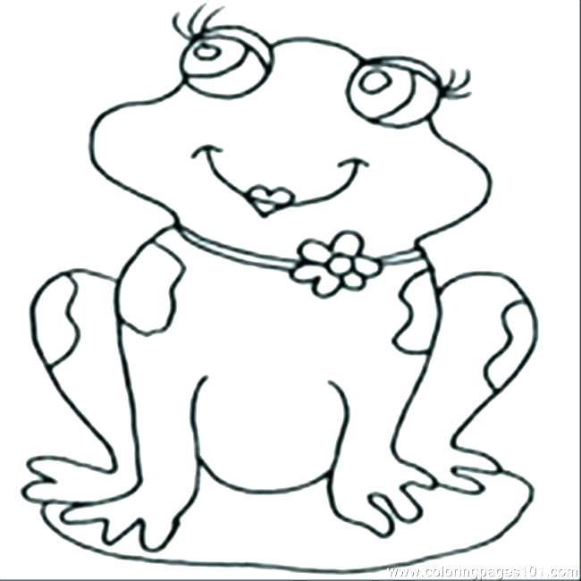 650x650 Free Frog Coloring Pages Free Frog Coloring Page And Word Tracing