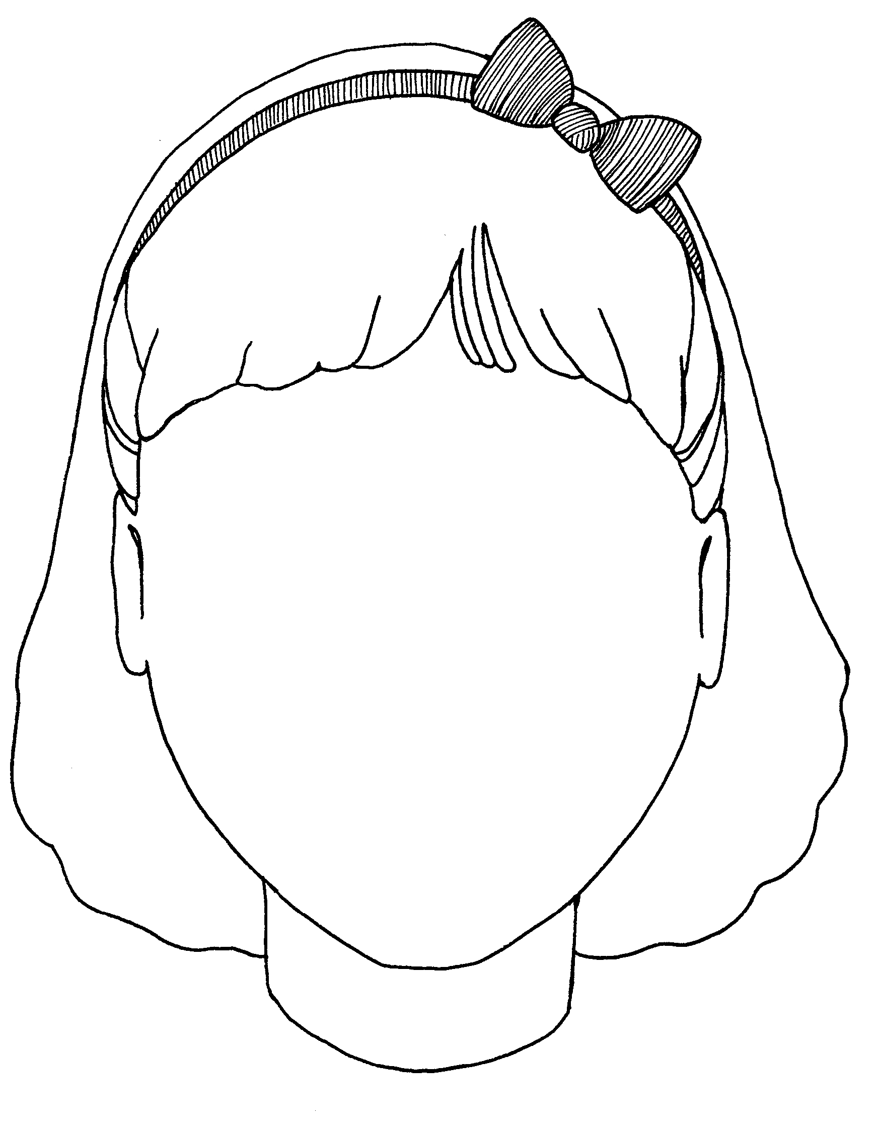 1744x2256 Blank Face Coloring Page