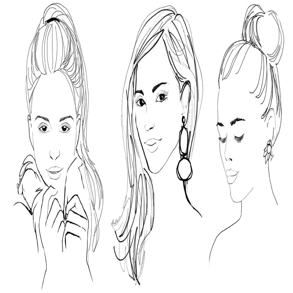 1024x1024 Httpcoloringscocoloring Pages For Girls Faces Coloring Within