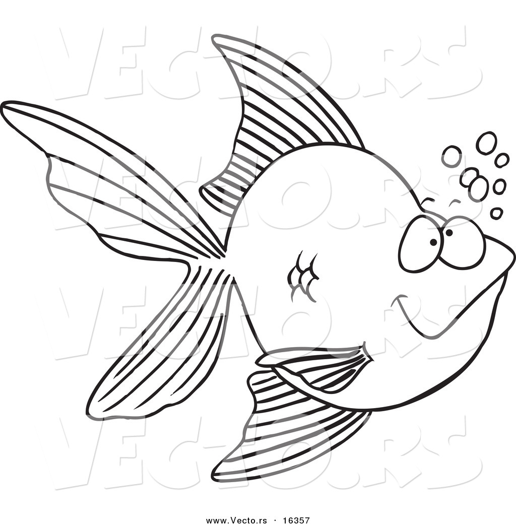 1024x1044 Goldfish Bowl Coloring Page
