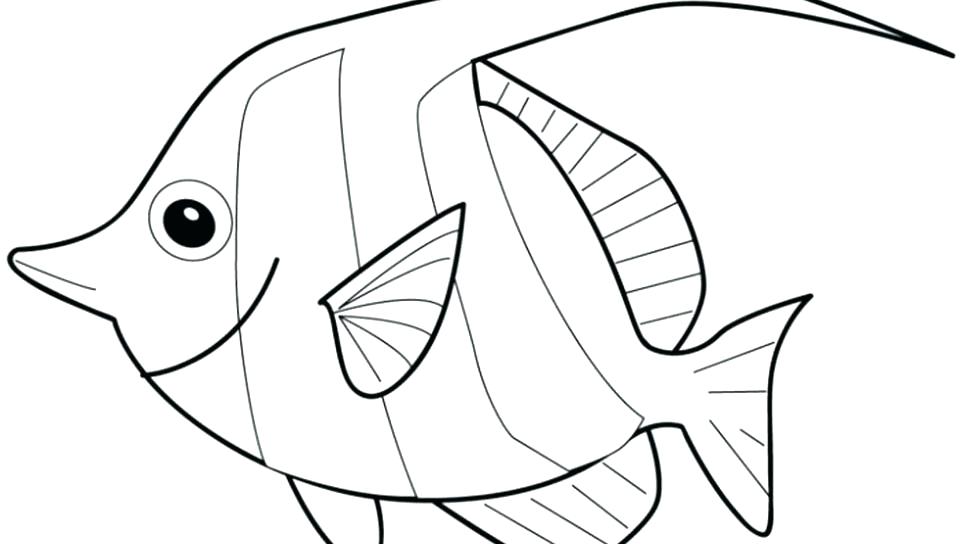 960x544 Coloring Page Of Fish Goldfish Coloring Page Fish Coloring Pages