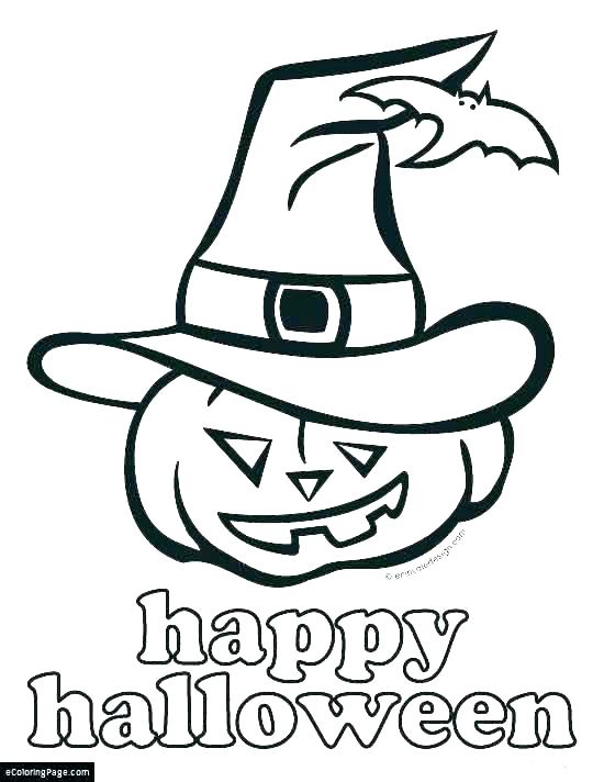550x712 Happy Halloween Pumpkin Coloring Pages Professional