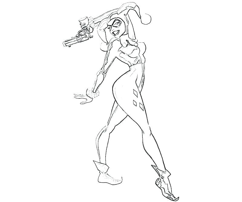 800x667 Harley Quinn Coloring Pages Joker And Coloring Pages Coloring