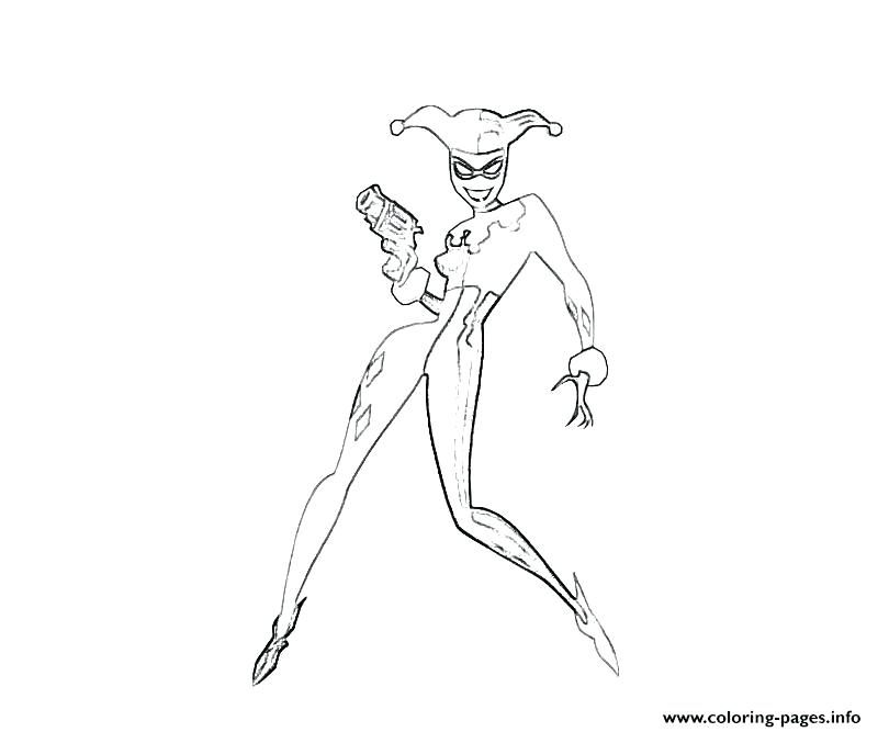 800x667 Harley Quinn Coloring Pages With A Gun Coloring Pages Harley Quinn