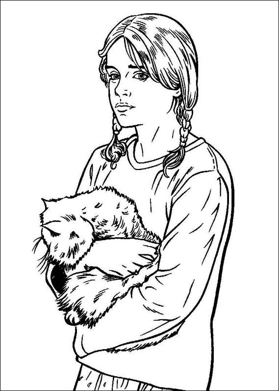 569x796 Harry Potter Coloring Page