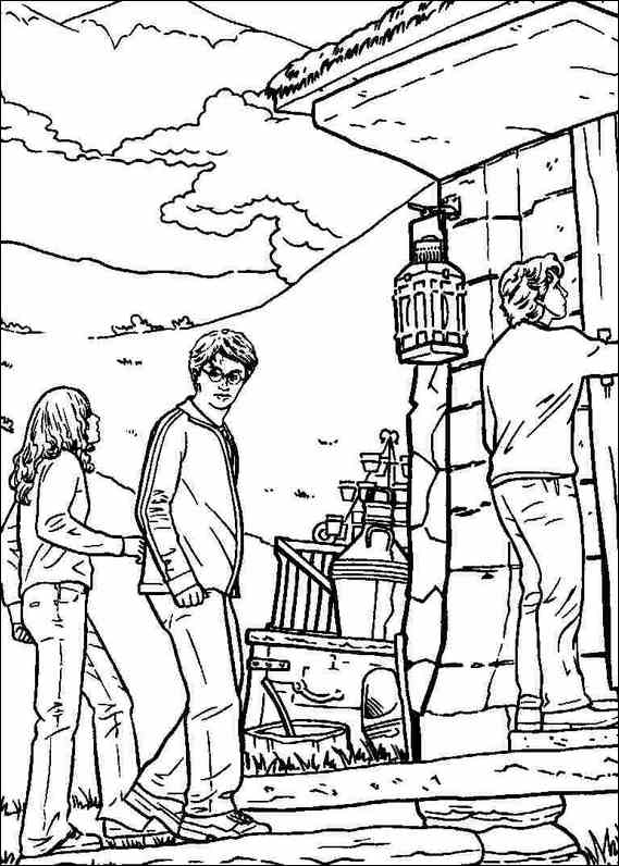 569x796 Harry Potter Character Coloring Pages