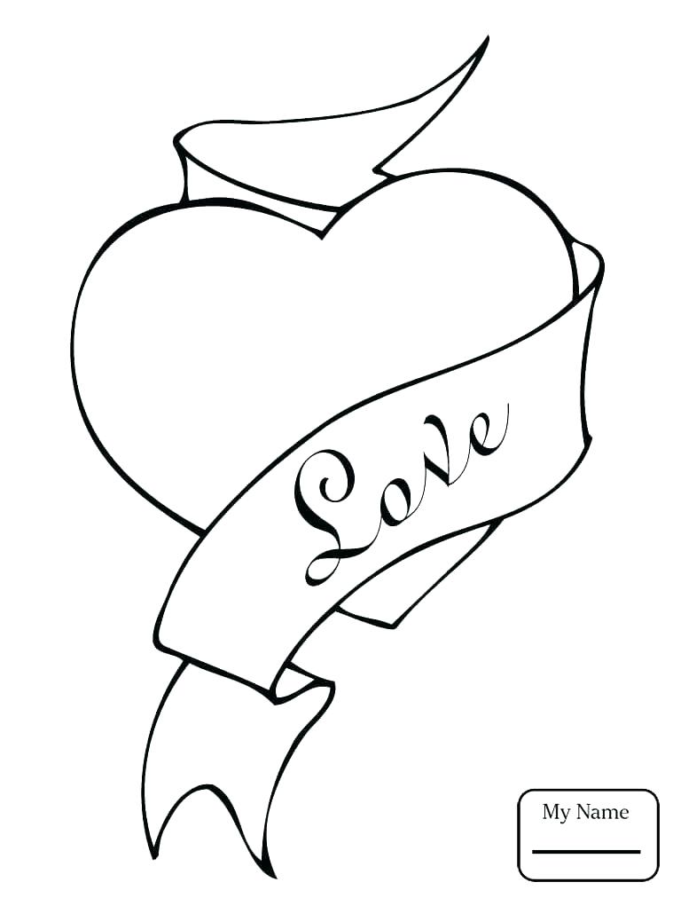 759x1012 Coloring Pages Of Hearts Icontent