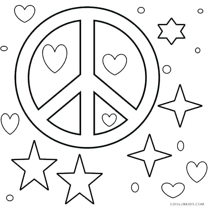 670x670 Peace Coloring Pages Free Printable Peace Sign Coloring Pages