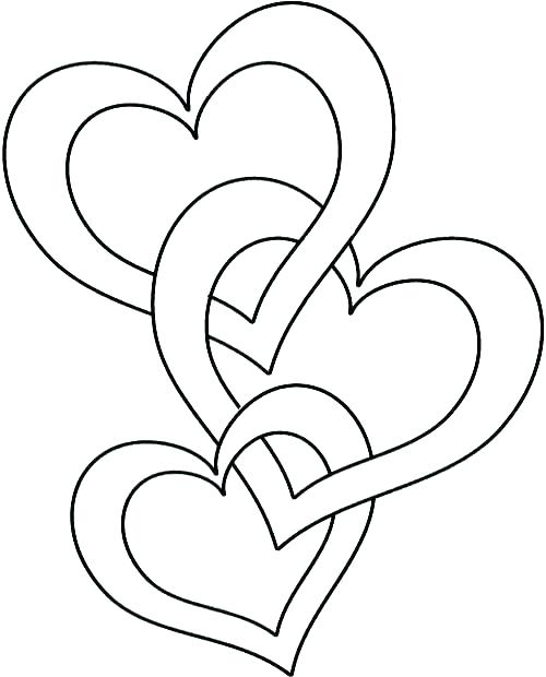 500x620 Heart Coloring Page Heart Coloring Pages With Wings Heart Coloring