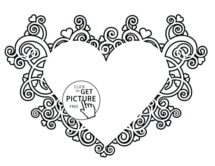 728x563 Hearts With Wings Coloring Pages Coloring Pages Hearts And Roses
