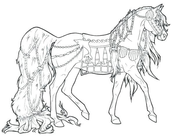 600x476 Horse Drawing Kids