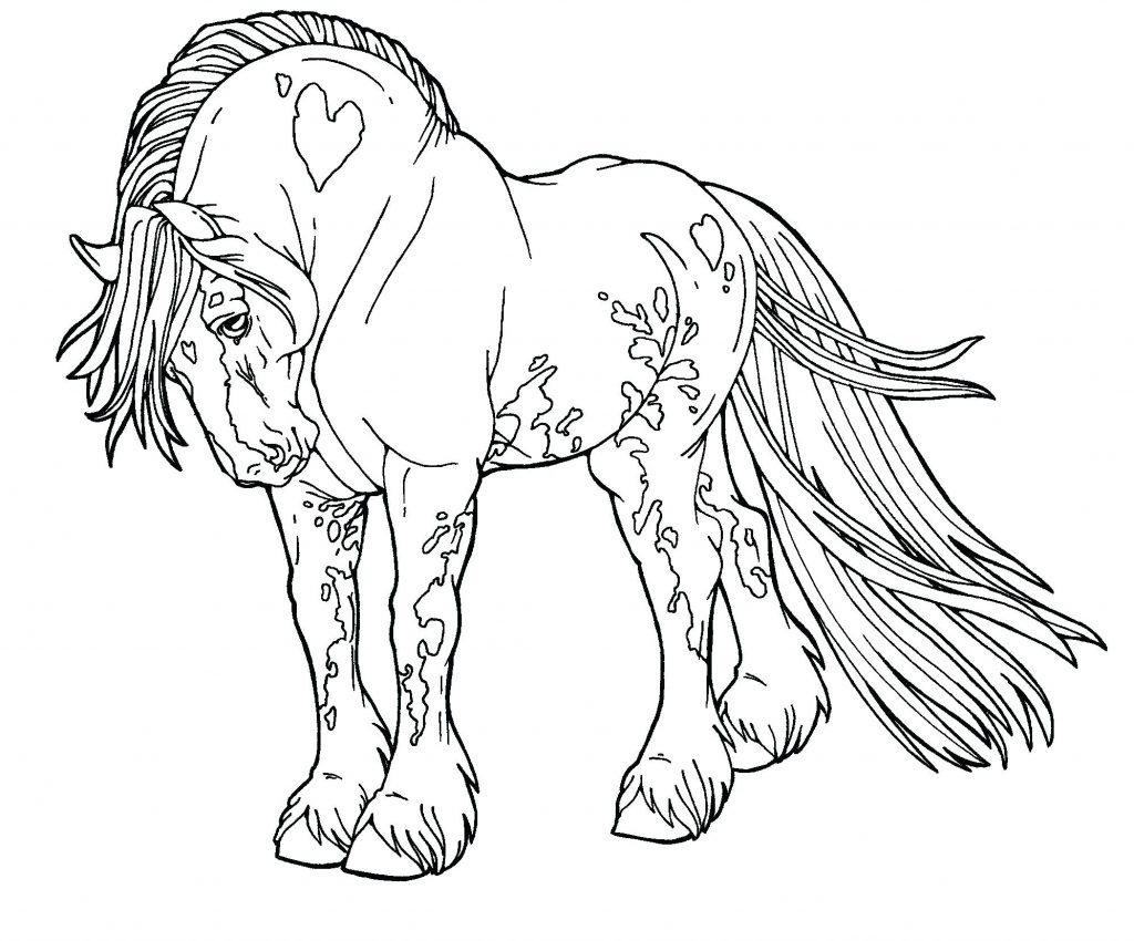 1024x850 Coloring Pages Horse Coloring Pages Easy Horse Coloring Pages