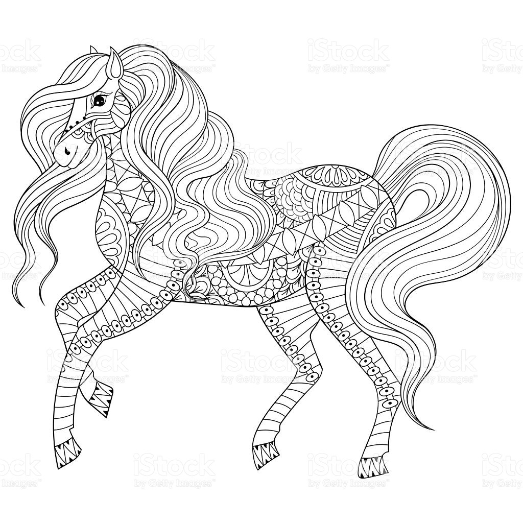 1024x1024 Adult Coloring Pages Horses Coloring Pages Inside Horse Acpra