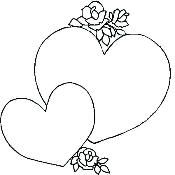 600x598 Coloring Pages I Love You Coloring Page Of A Heart Coloring Pages