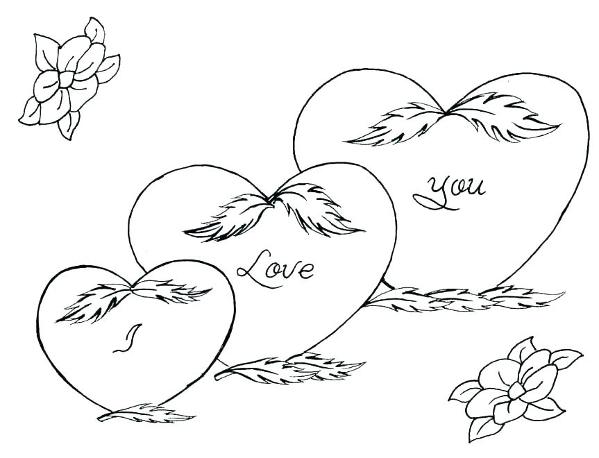 863x660 Coloring Pages Love You