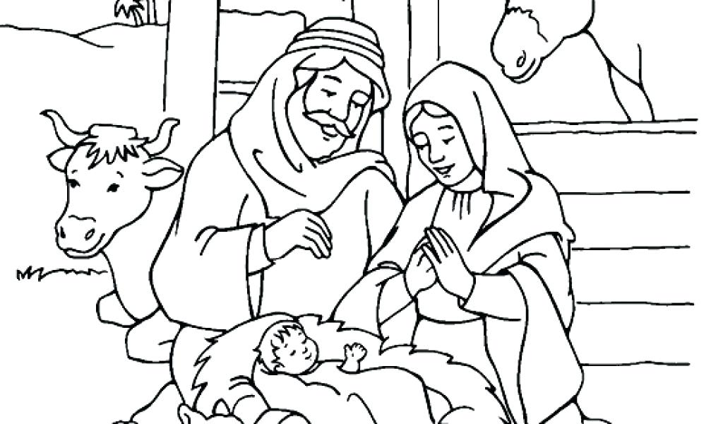 1024x600 Christmas Coloring Pages Jesus Coloring Pages Religious Jesus