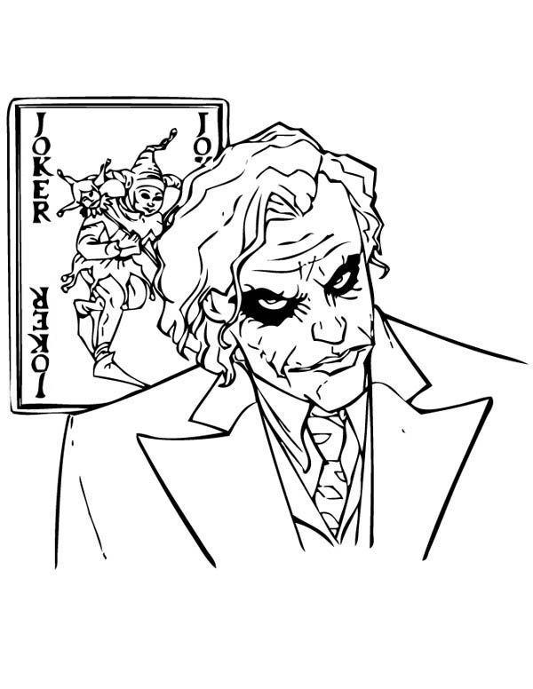600x776 Joker Coloring Pages