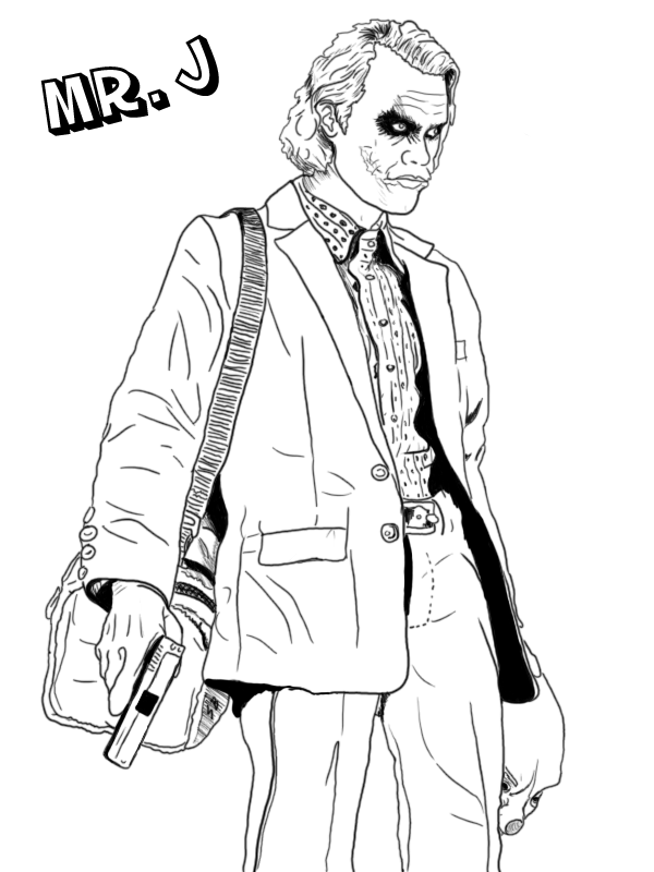 600x800 Joker Coloring Pages Coloring Pages Joker