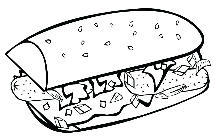 900x561 Junk Food Coloring Pages Printable Junk Food Coloring Pages Food