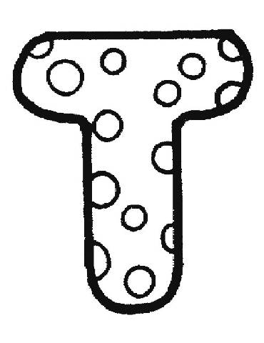 370x480 Bubble Letter T Coloring Pages Gtgt Disney Coloring Pages