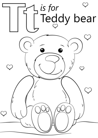 340x480 Coloring Pages Letter T Printable Coloring Pages