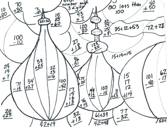 687x520 Math Coloring Pages Printable