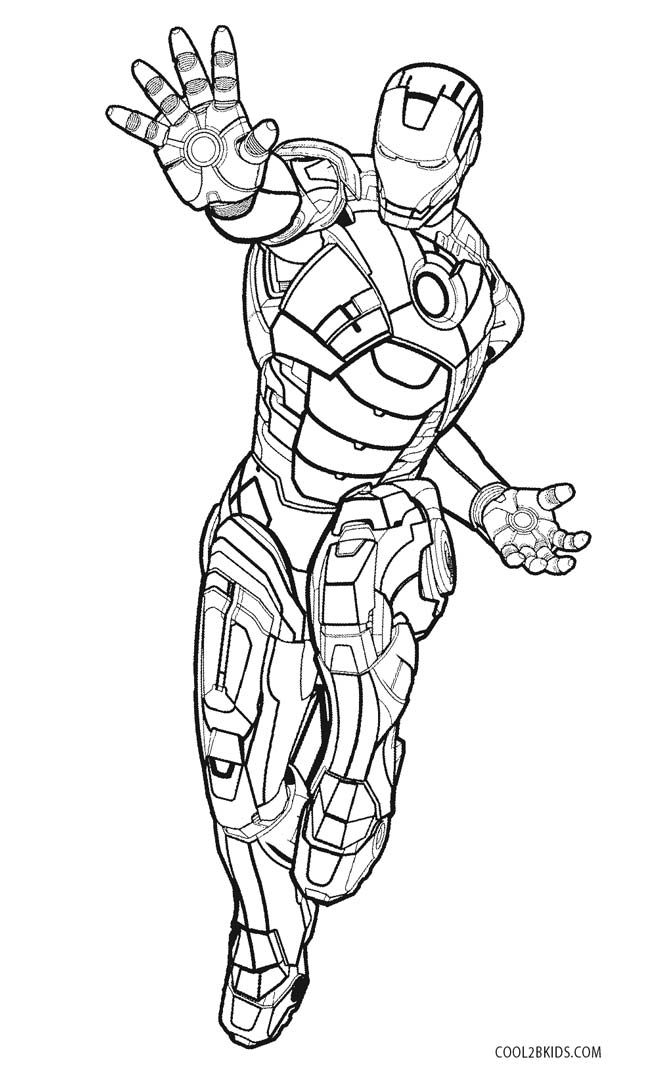 670x1075 Free Printable Iron Man Coloring Pages For Kids