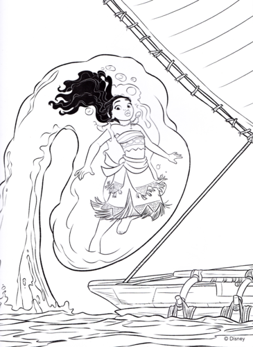 365x500 Walt Disney Characters Images Walt Disney Coloring Pages Moana