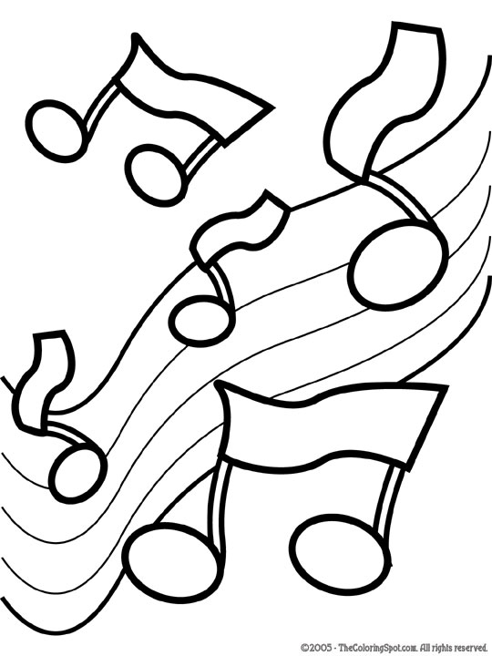 540x720 Music Colouring Pages Musical Themed Colouring Pages For Kids