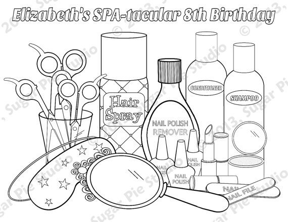 570x440 Nail Polish Bottle Coloring Pages